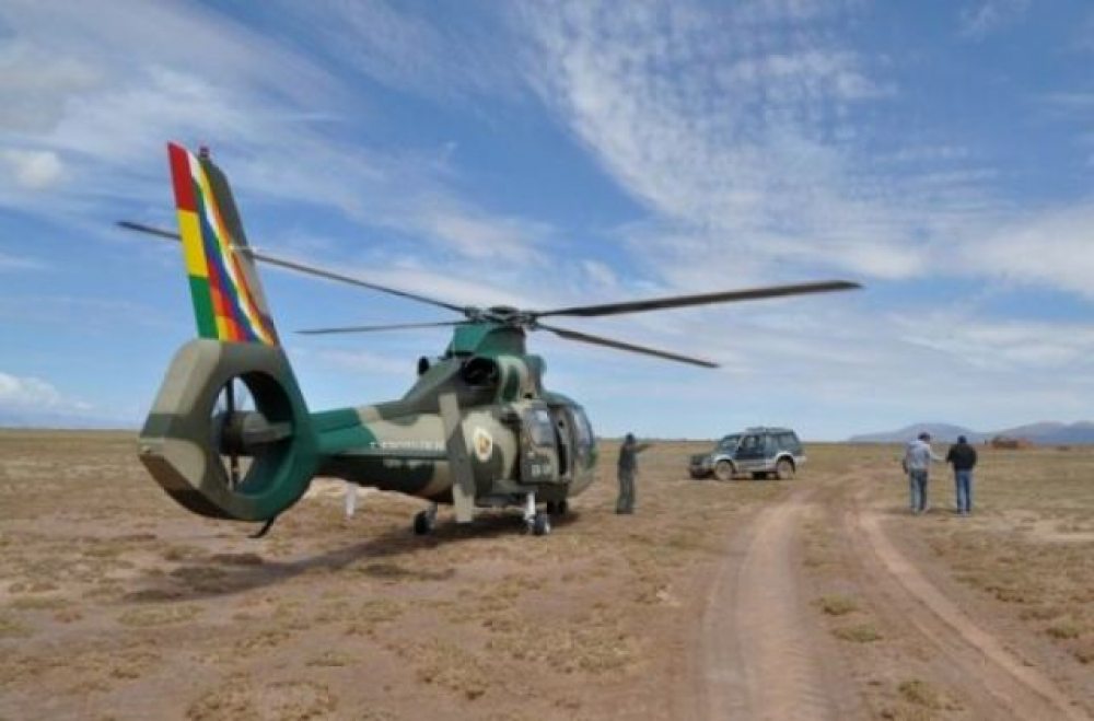 Helicópteros del Ejército patrullarán fronteras del país