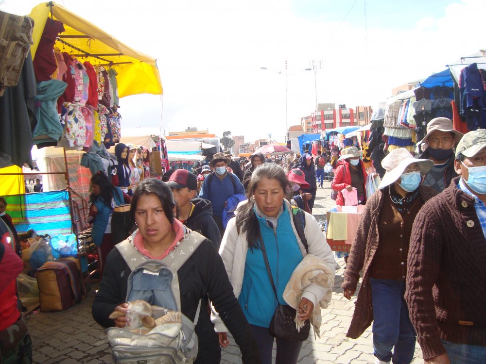 Más de 1.300 infectados con Covid-19 en El Alto
