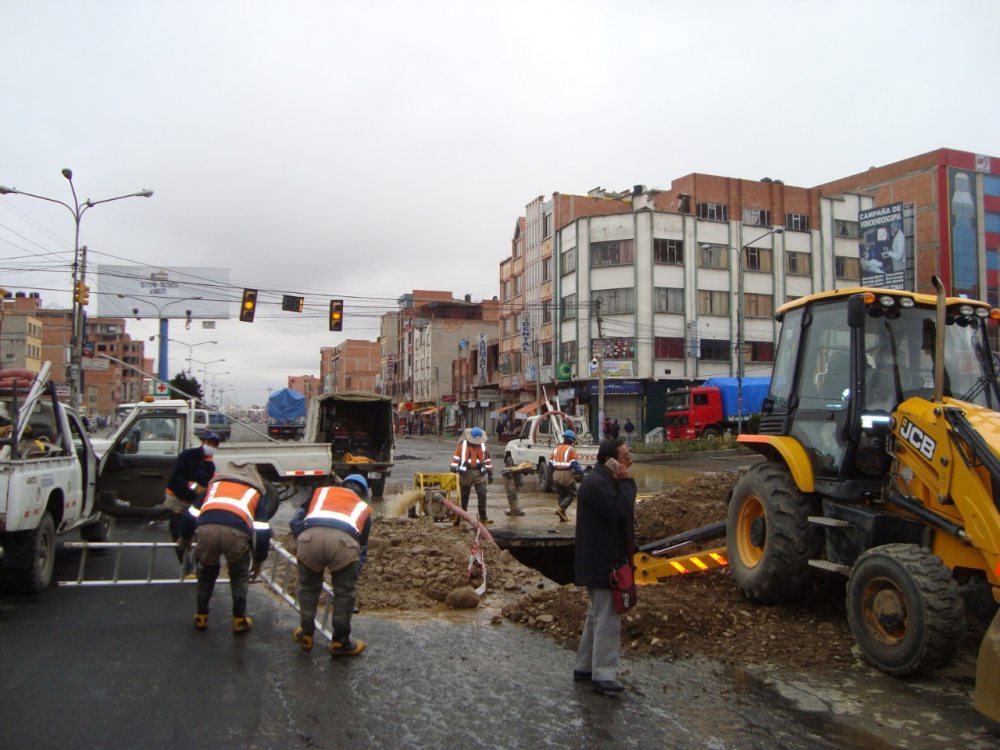 Municipio de El Alto atendió 22  casos de emergencia por lluvias