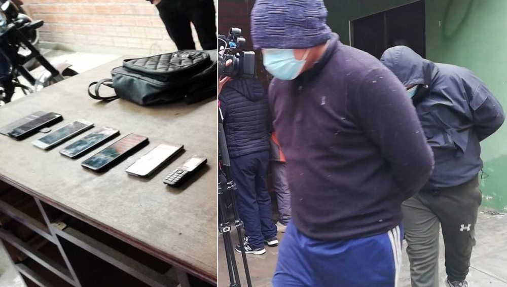 Aprehenden a seis antisociales por robo de celulares en El Alto