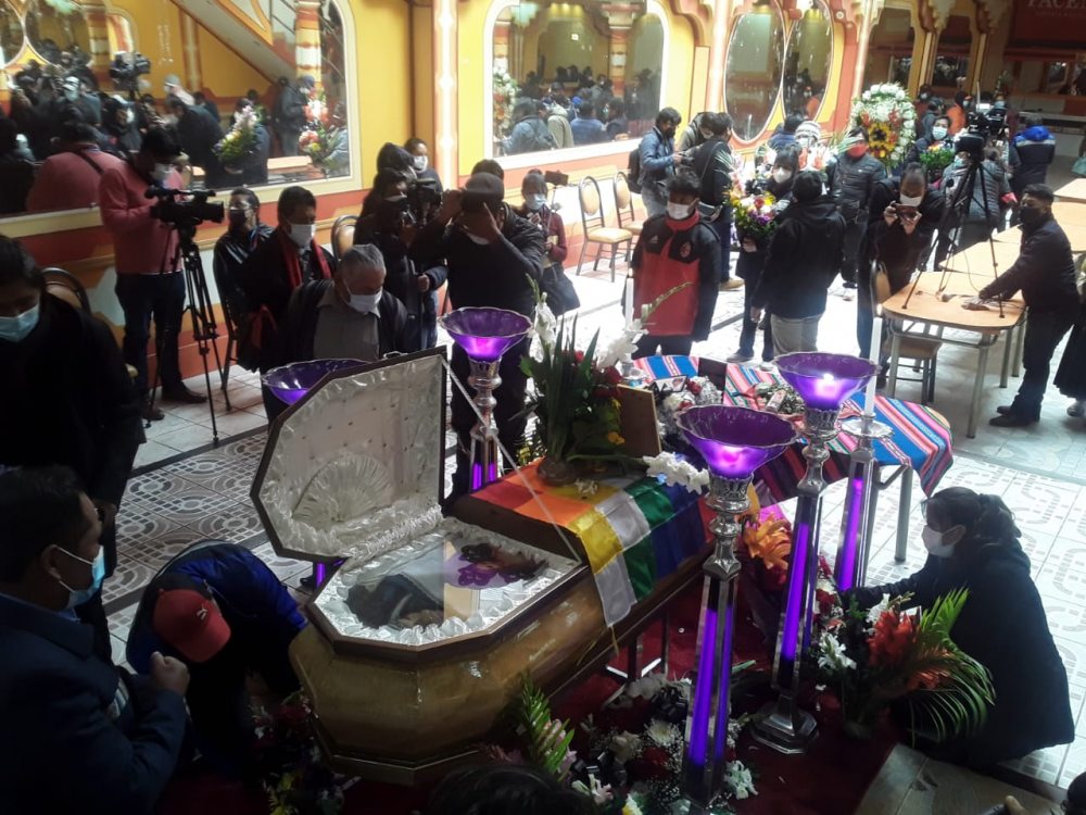 Felipe Quispe Huanca será  enterrado en su pueblo natal