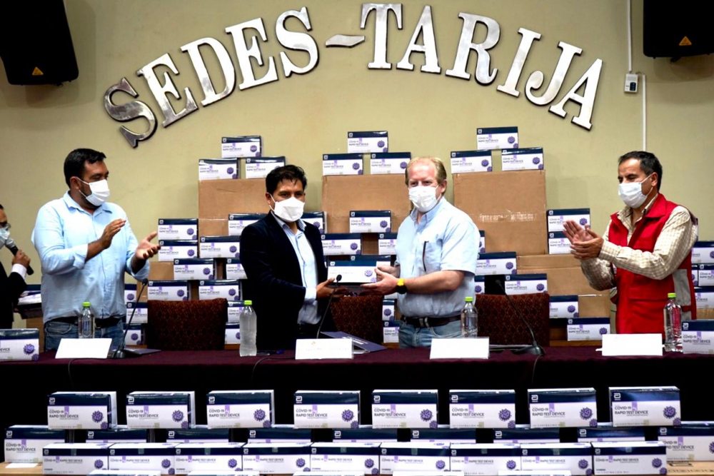 Gobierno refuerza rastrillajes con 12 mil pruebas antígenos en Tarija