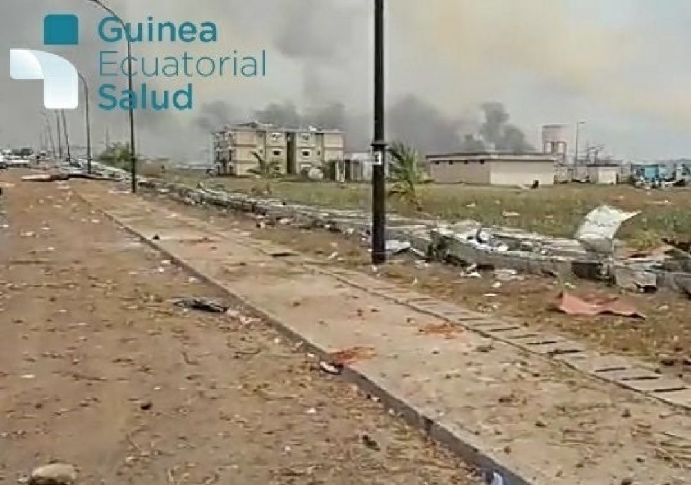 98 muertos por explosión en  cuartel de Guinea Ecuatorial