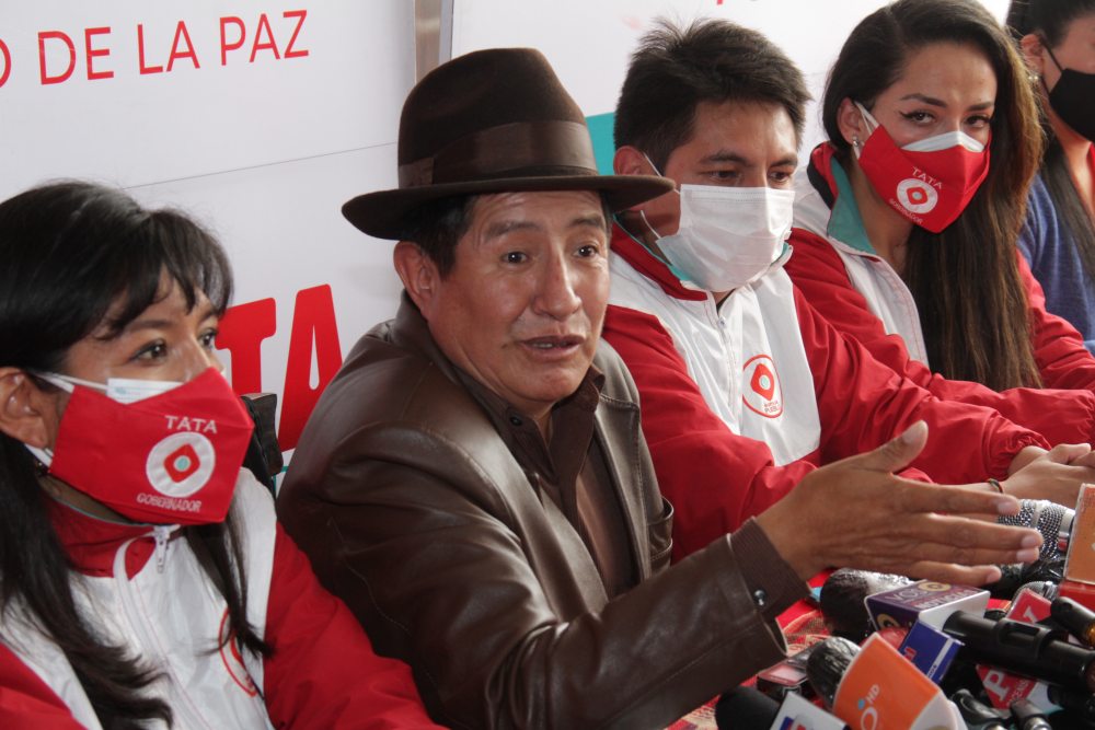Rafael Quispe descartó alianzas  y anunció que su voto será nulo
