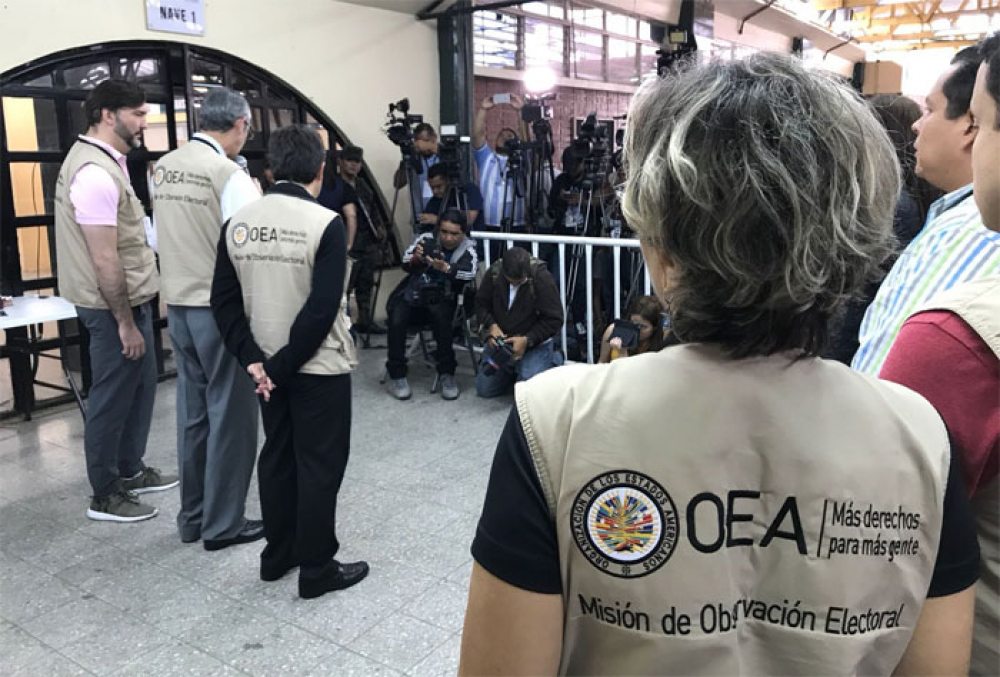 Uniore y OEA confirman misión de observadores en balotaje del domingo