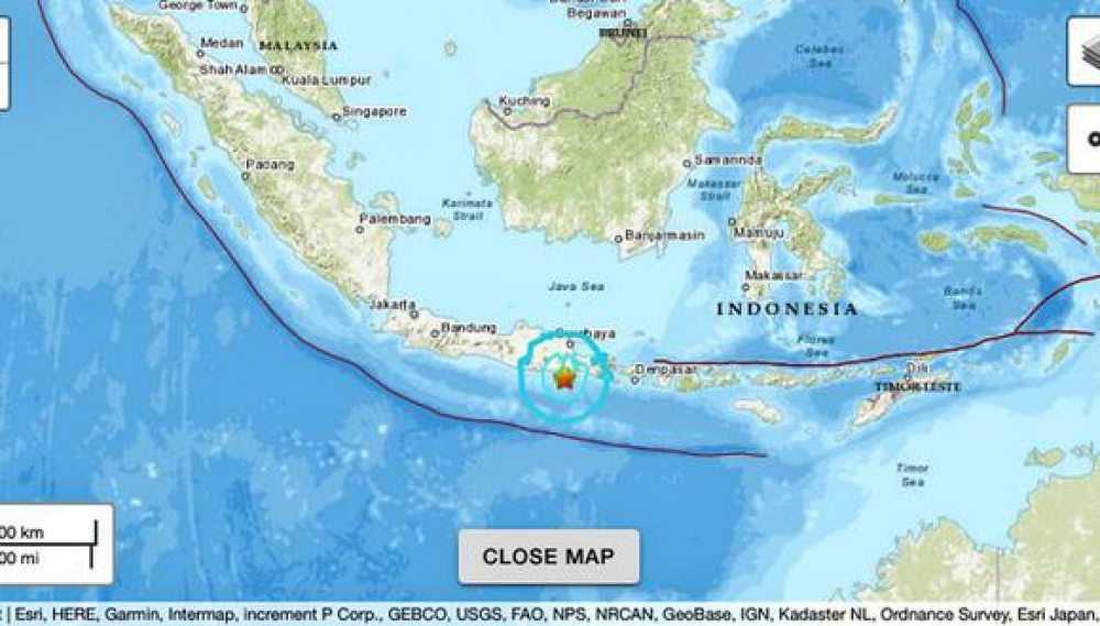 Seis muertos en Indonesia  por sismo de magnitud 5,9