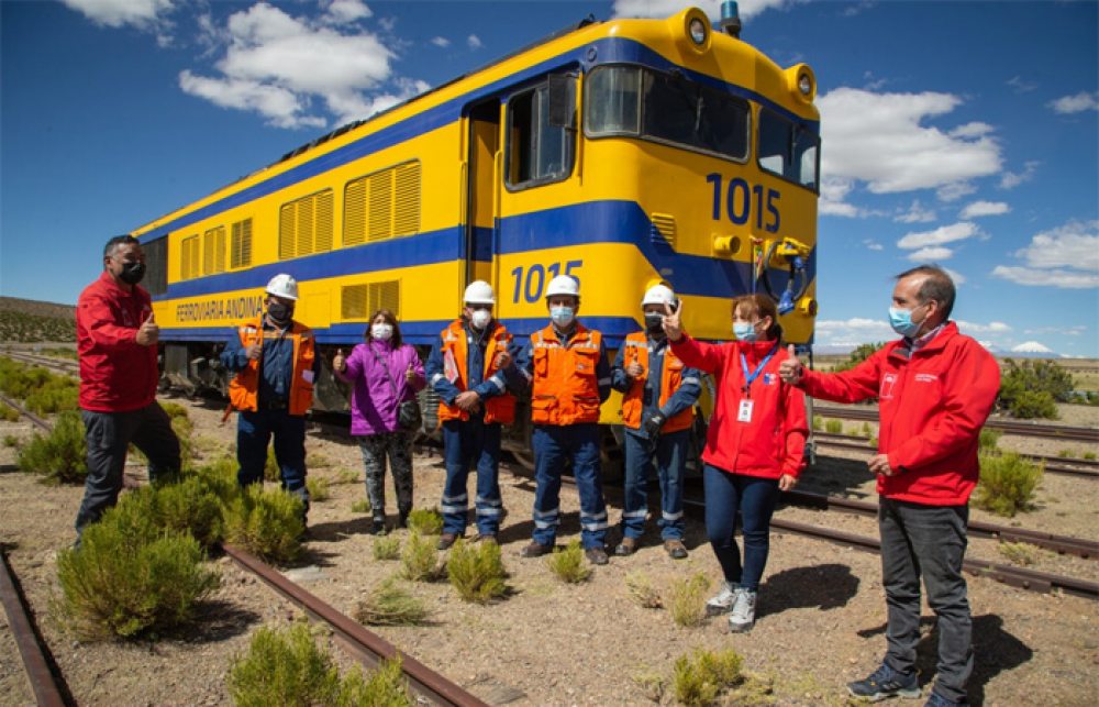 Empresas ferroviarias cumplieron prueba técnica en vía Viacha-Arica