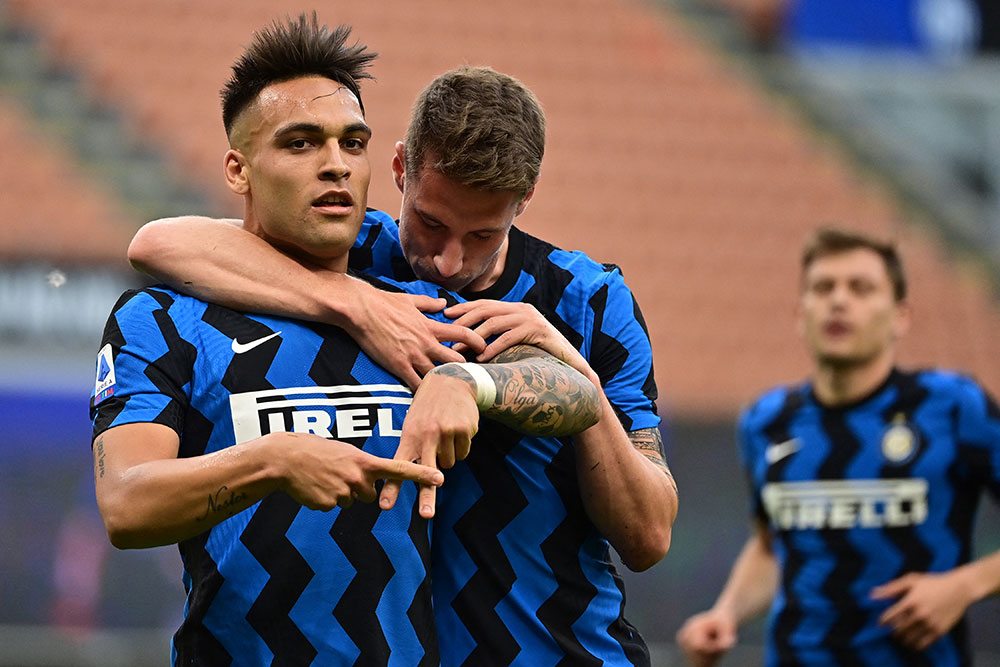 El Inter celebra su título con una goleada sobre el Sampdoria