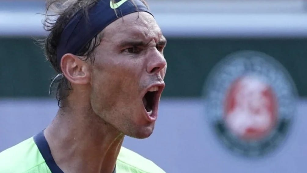Rafa grita fuerte en Roland Garros