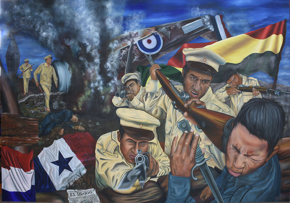 Nueva colección de pinturas conmemora Guerra del Chaco