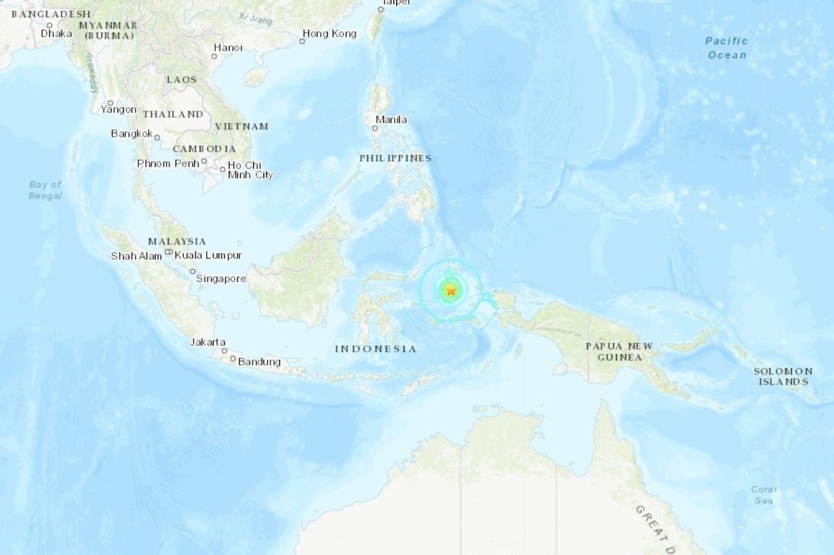 Alerta de tsunami por fuerte  terremoto en Indonesia