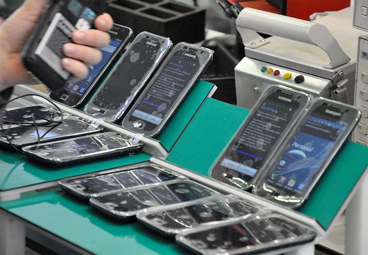 Decenas de celulares fueron recuperados