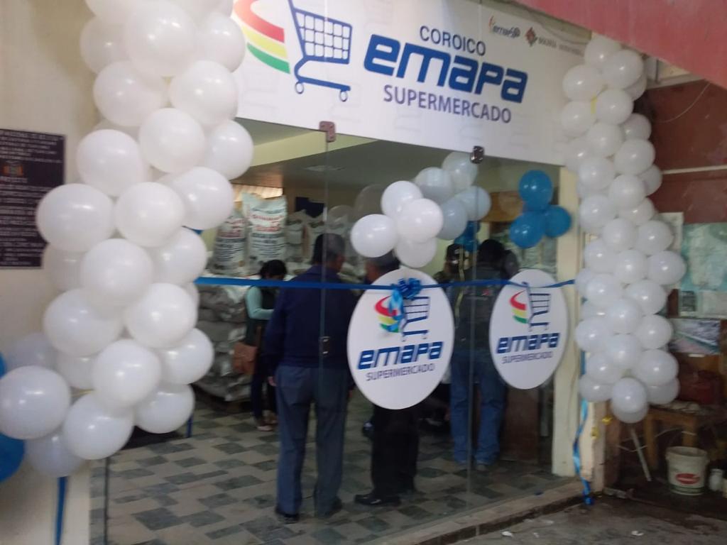 Supermercado de Emapa fue abierto en Coroico