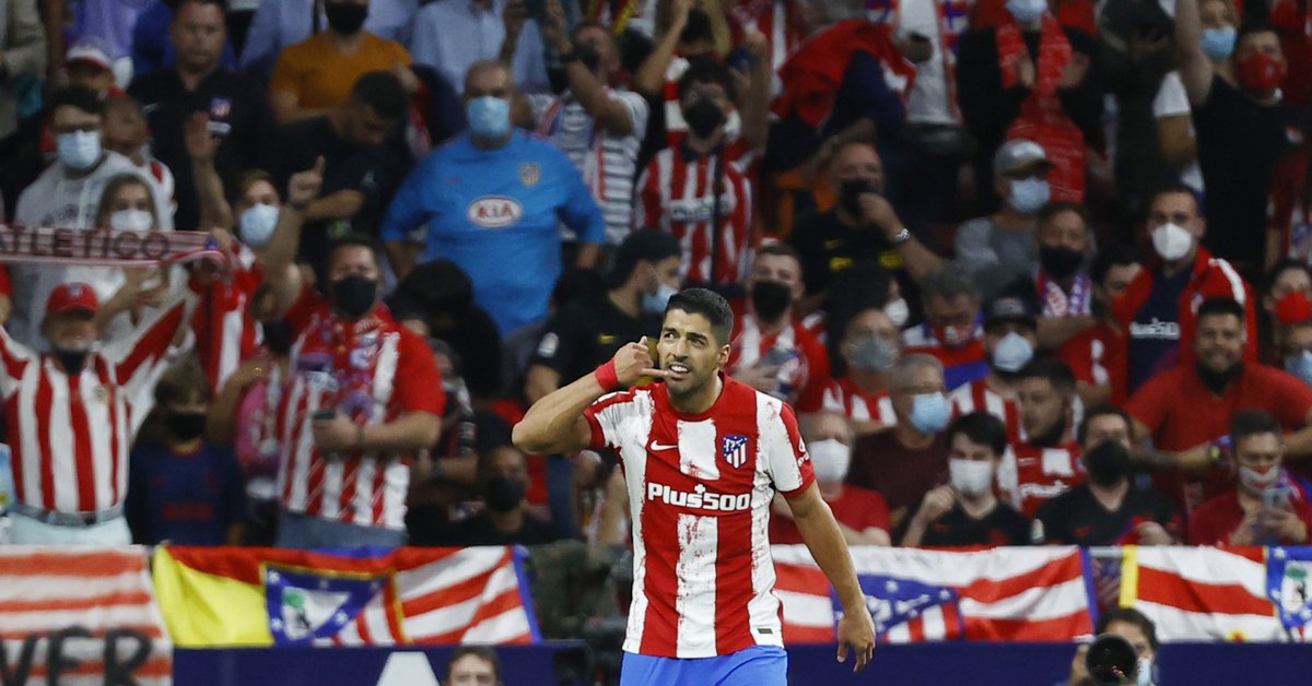 El peculiar festejo de Suárez en su gol ante Barcelona