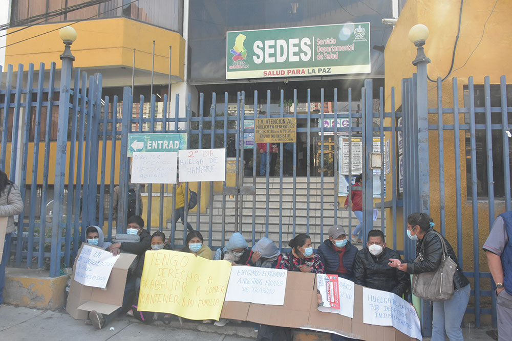 Trabajadores del Sedes en huelga de hambre por despidos