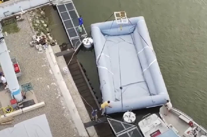 Proponen barcazas inflables y solares  para superar bajo calado de hidrovía
