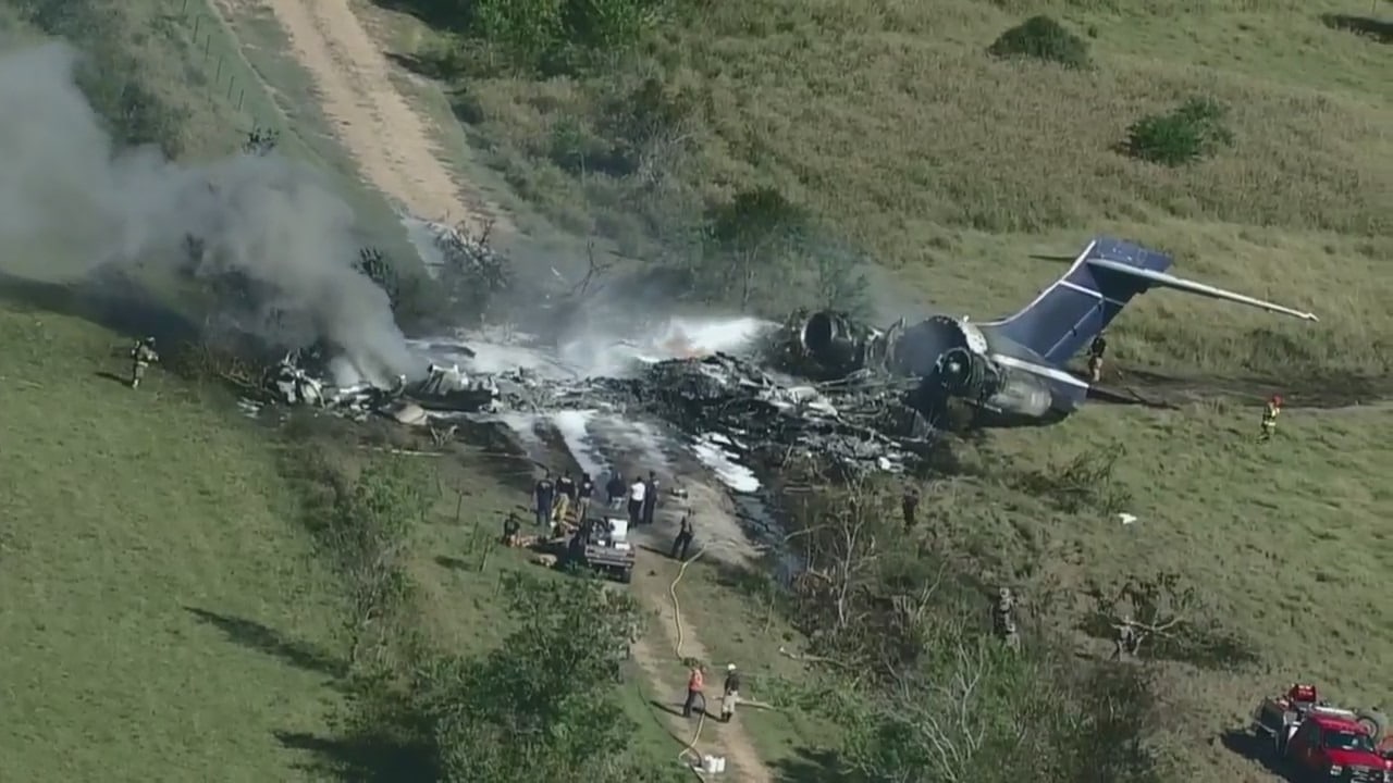 Sobreviven 21 personas a  siniestro aéreo en Texas