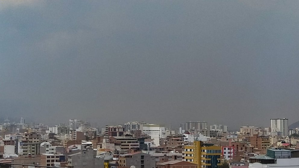 Contaminación en Cochabamba  subió 157% durante el incendio