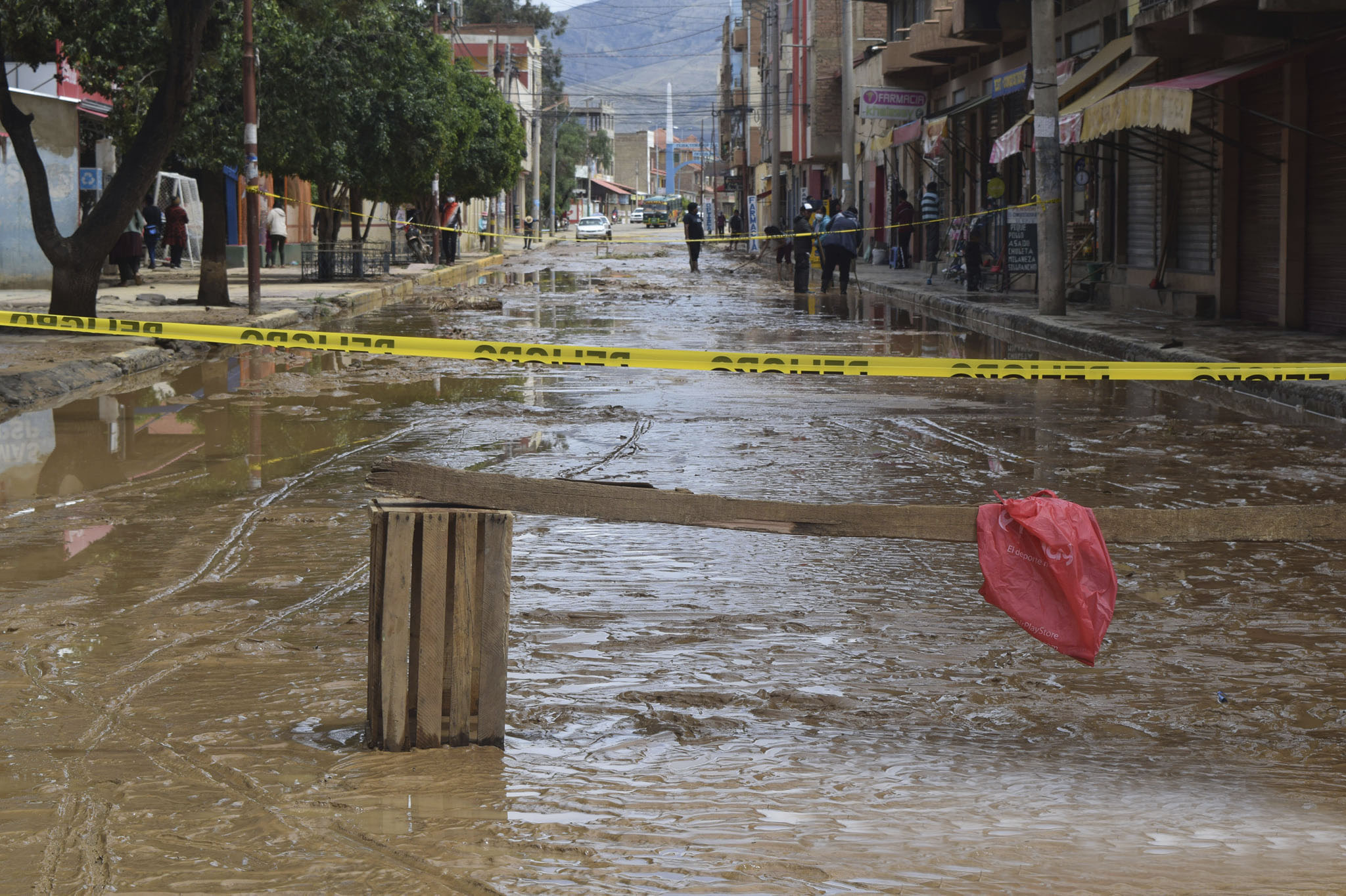 La peor inundación en  Cliza después de 36 años