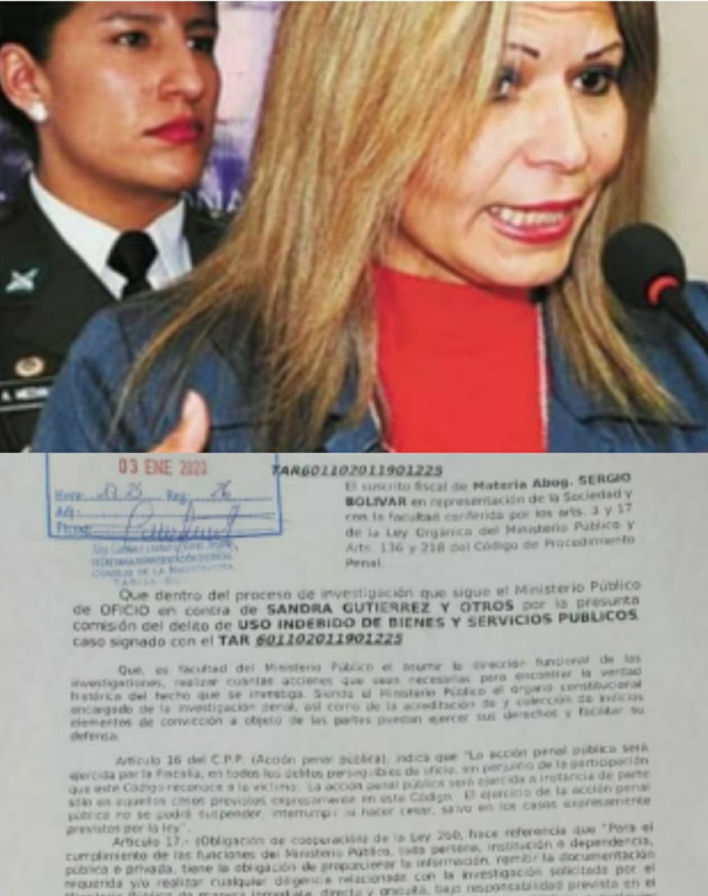 Exministra que sabía de la inocencia del  médico Fernández es fiscal de Tarija