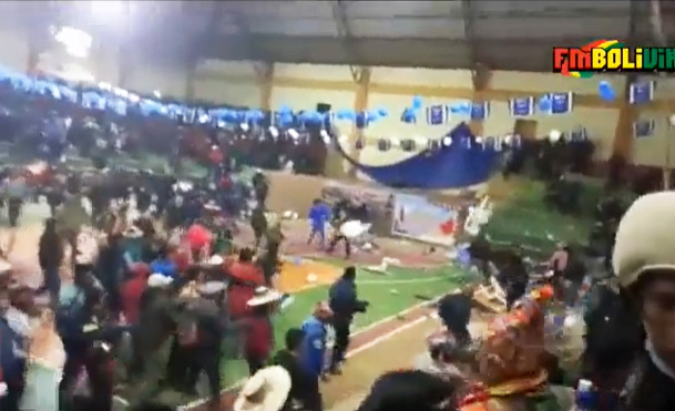 Congreso del MAS en Potosí acaba en enfrentamientos internos y sillazos