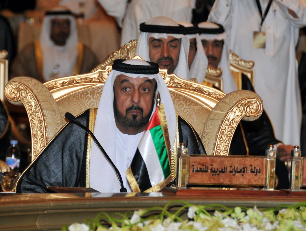 Muere presidente de  Emiratos Árabes Unidos