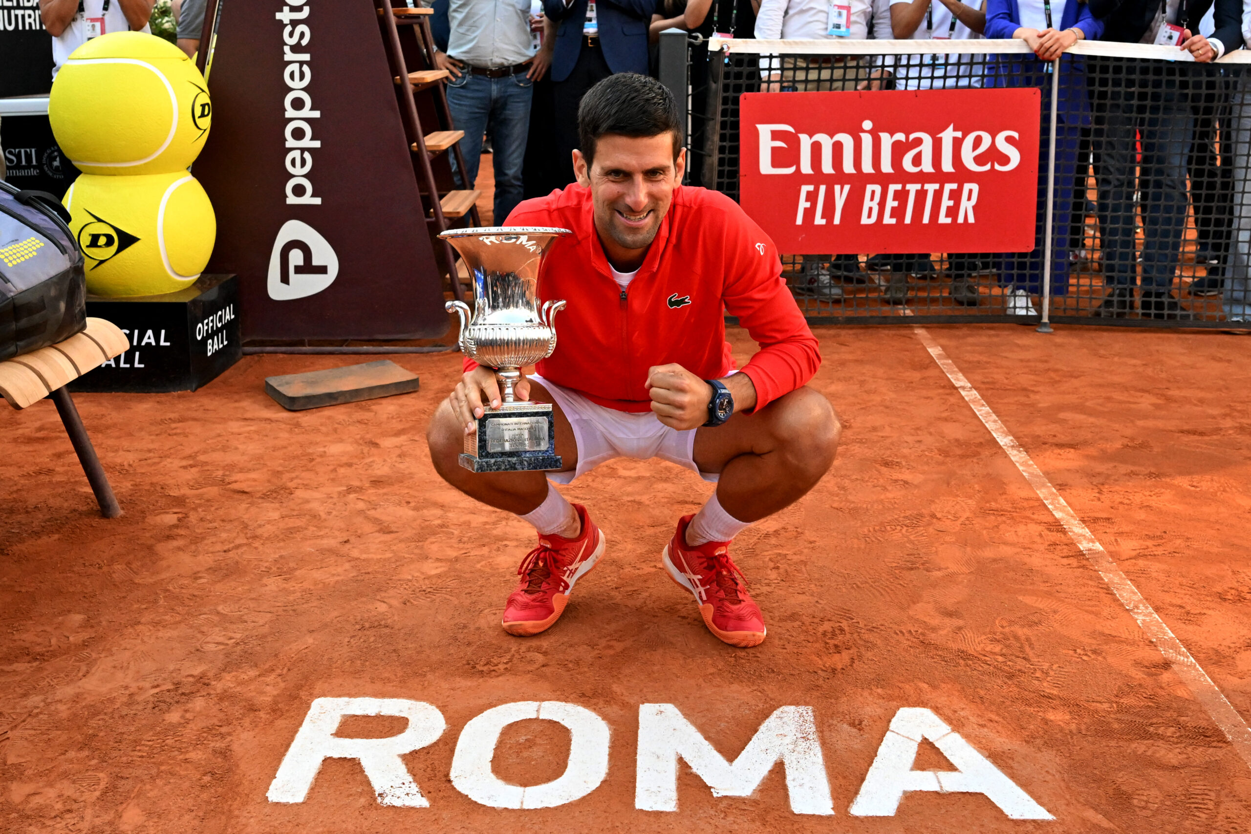 Djokovic  conquista Roma