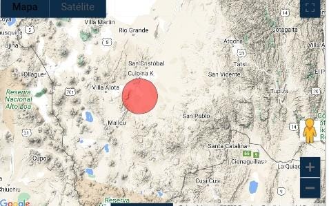 Observatorio San Calixto  registra sismo en Potosí