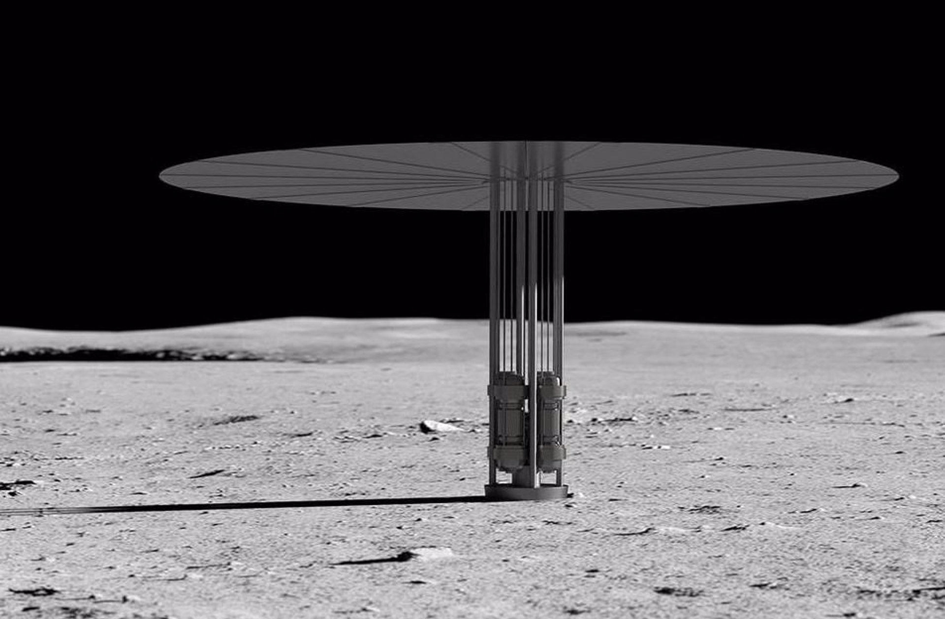 NASA selecciona tres proyectos  de reactor nuclear para la Luna