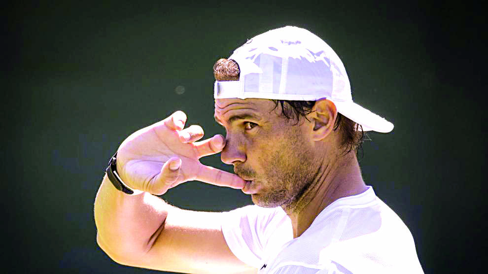Rafael Nadal rompe la tradición de Wimbledon