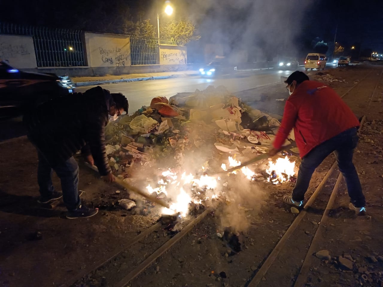 Operativo de control extinguió  más de 413 fogatas en El Alto
