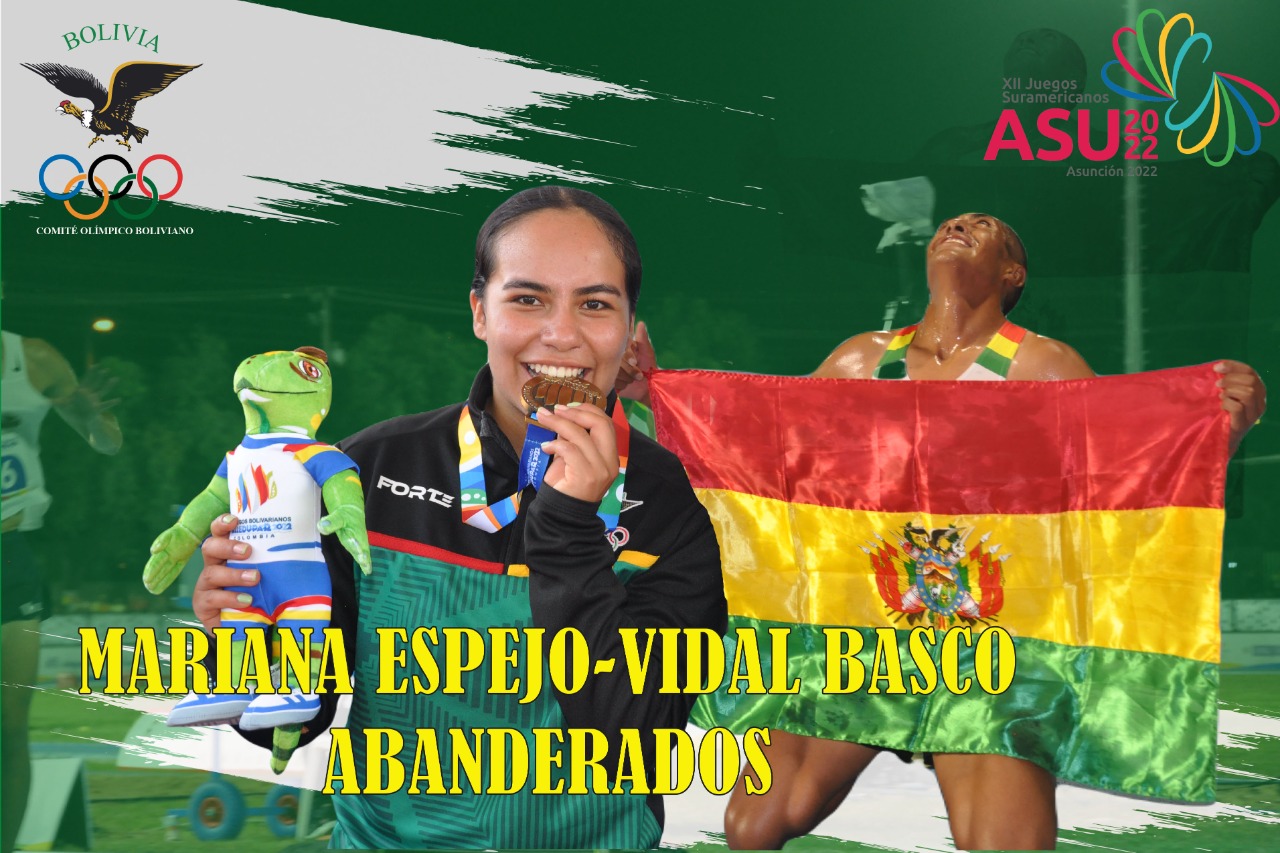 Basco y Espejo serán los abanderados por Bolivia en Asunción