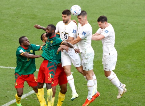 Camerún y Serbia empataron 3 a 3 en encuentro clave