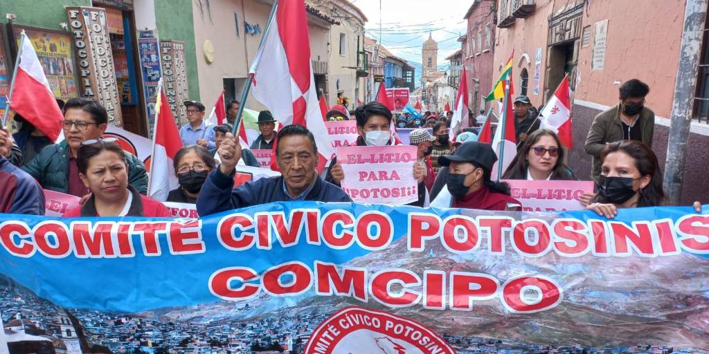 Potosí da 15 días al Gobierno para  aprobar ley de litio y exige juicio a Evo