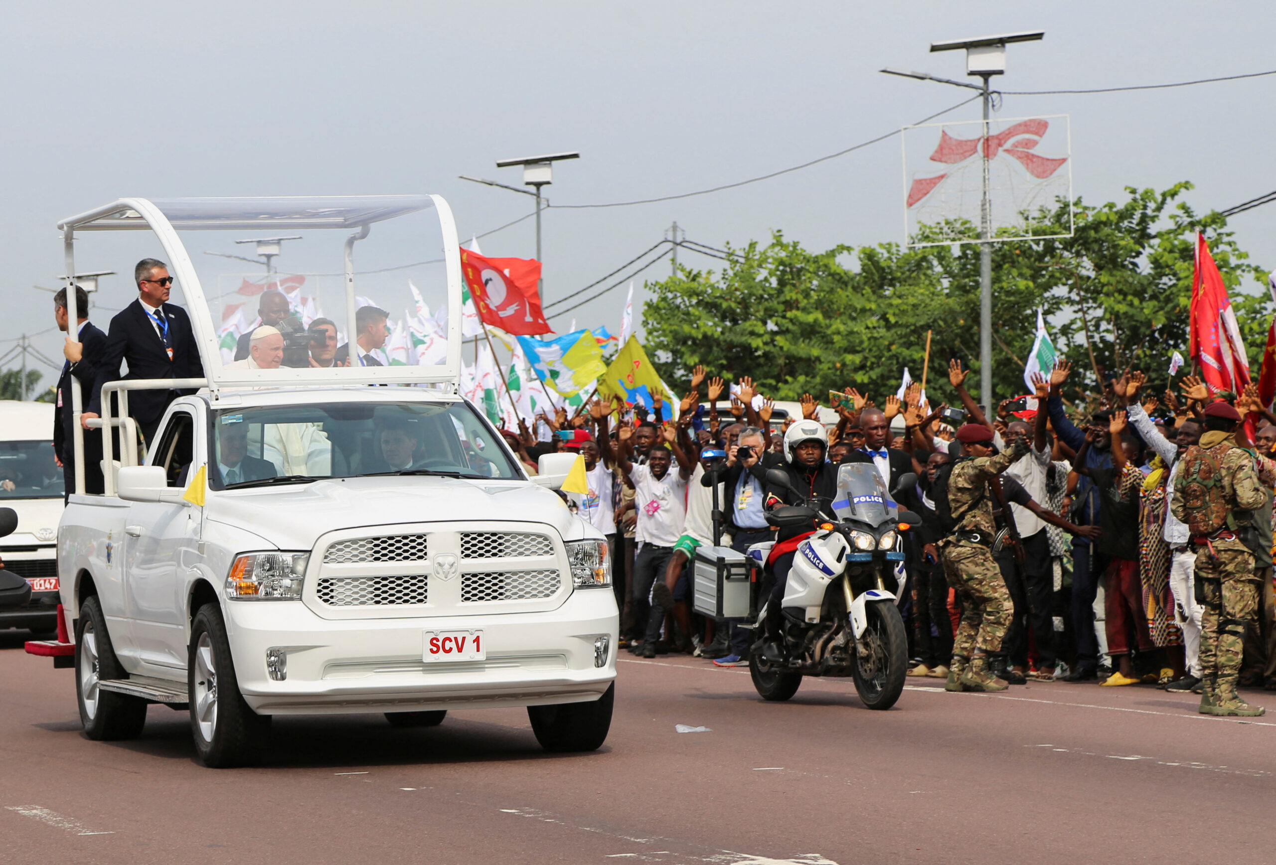 Papa Francisco llega al Congo y se  reunirá con el presidente del país