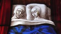 Sorpresiva manera de  dormir en la Edad Media