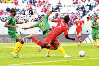 Suiza le ganó a  Camerún 1 a 0