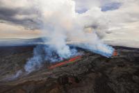 Primeras imágenes de la  erupción del Mauna Loa