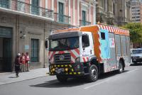 Entregan Flash-01, primer camión municipal de rescate de Bolivia