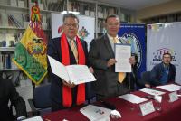 UMSA e INE firman convenio de cooperación para Censo 2024
